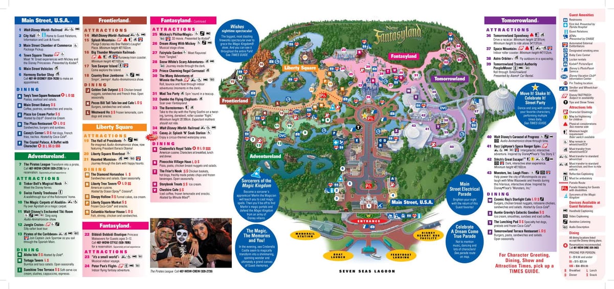 Disney magic Kingdom kartica