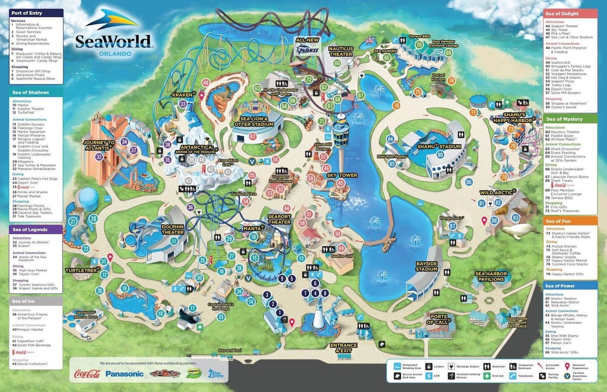 karta seaworld