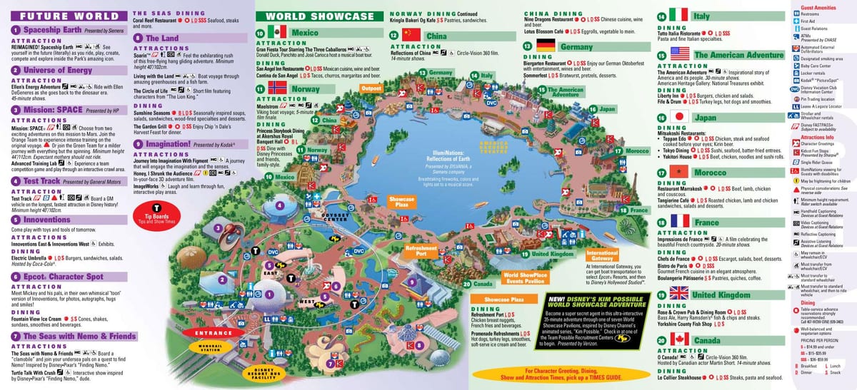 Disney EPCOT karti